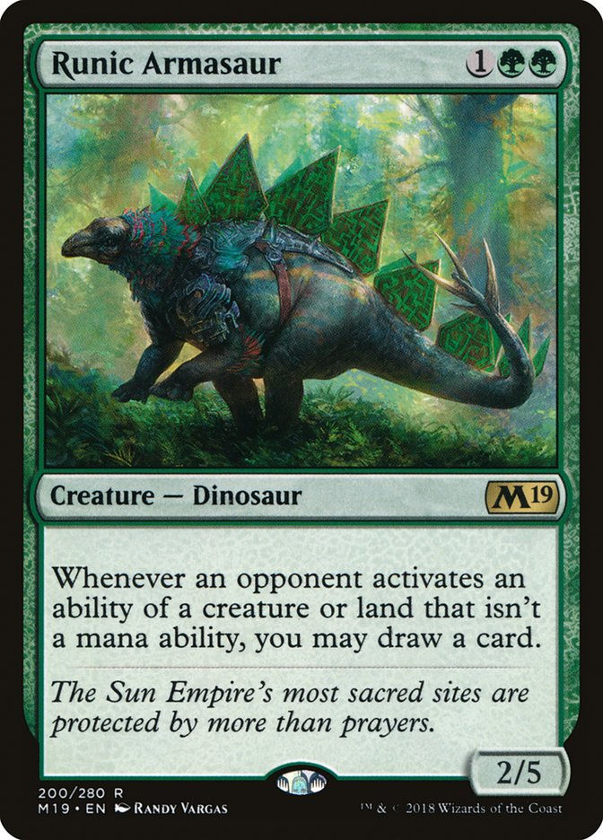 Runic Armasaur (M19) (200)