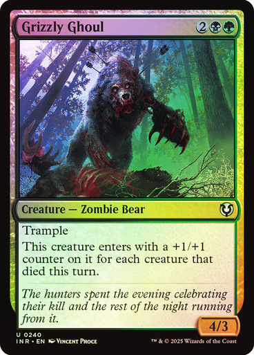 Grizzly Ghoul (INR) (240) / Foil