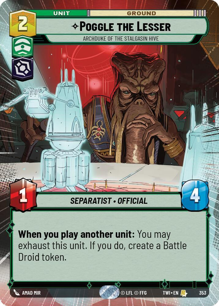 Poggle the Lesser - Archduke of the Stalgasin Hive(Hyper)(TWI)(353)/Foil