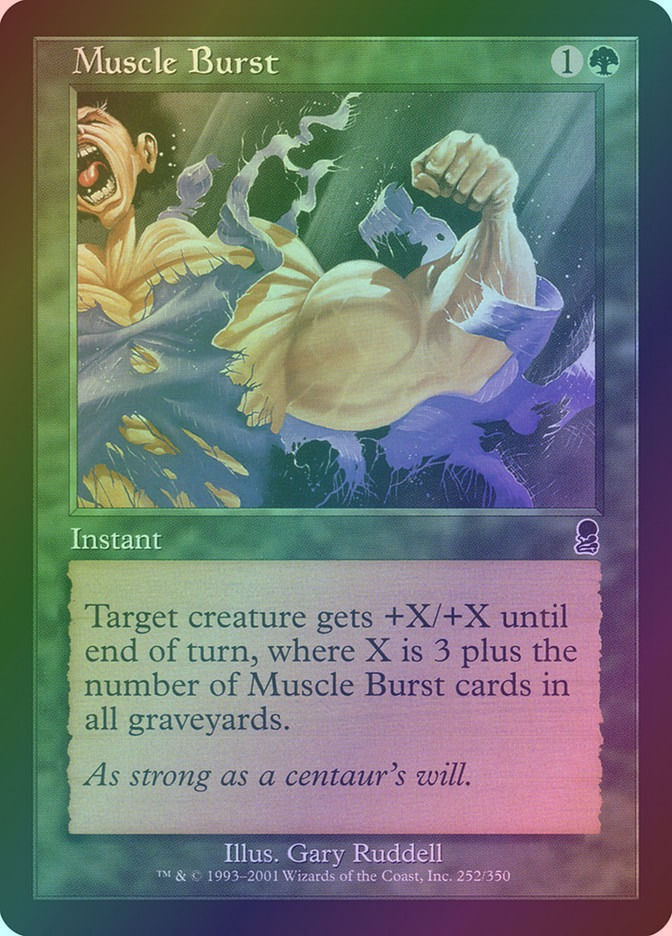 Muscle Burst (ODY) (252) / Foil