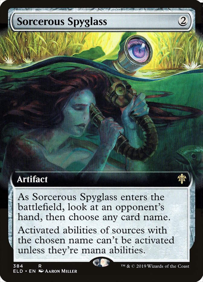 Sorcerous Spyglass (ELD) (384) / Extended Art
