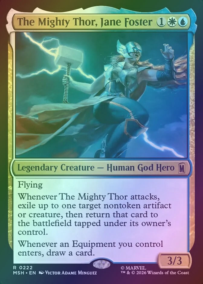 The Mighty Thor, Jane Foster (MSH) (222) / Foil
