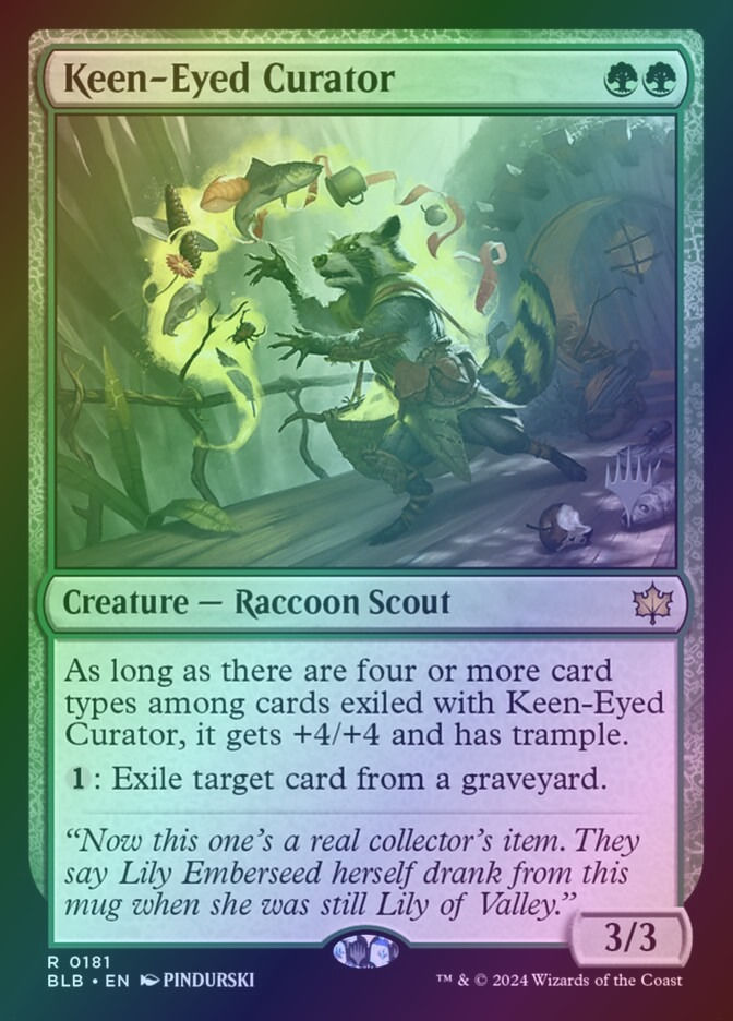 Keen-Eyed Curator (PBLB) (181p) / Foil