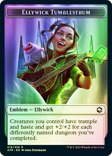 Token ( Ellywick Emblem // Treasure ) (TAFR) / Foil
