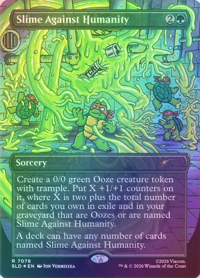 Slime Against Humanity (SLD) (7078) / Borderless / Foil