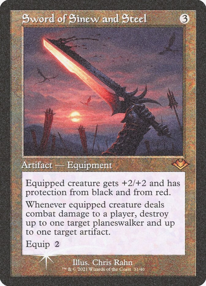 Sword of Sinew and Steel (H1R) (31) / Foil Etched