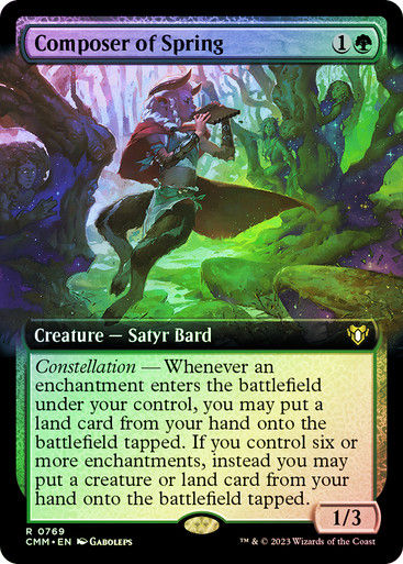 Composer of Spring (cmm) / Extended Art / Foil