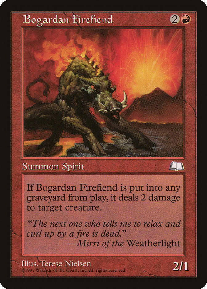 Bogardan Firefiend (WTH) (91)