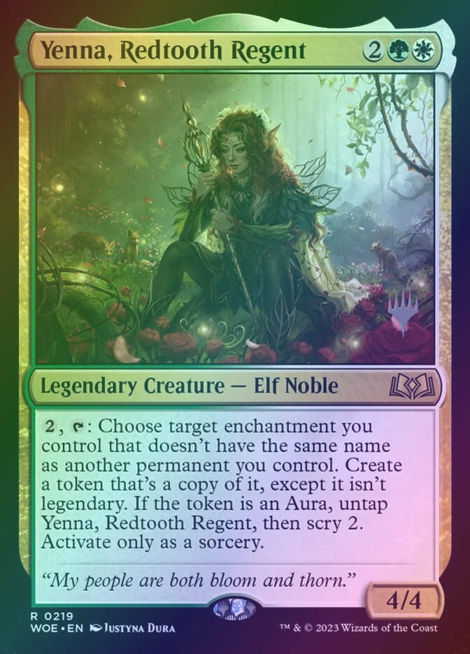 Yenna, Redtooth Regent (PWOE) (219p) / Foil