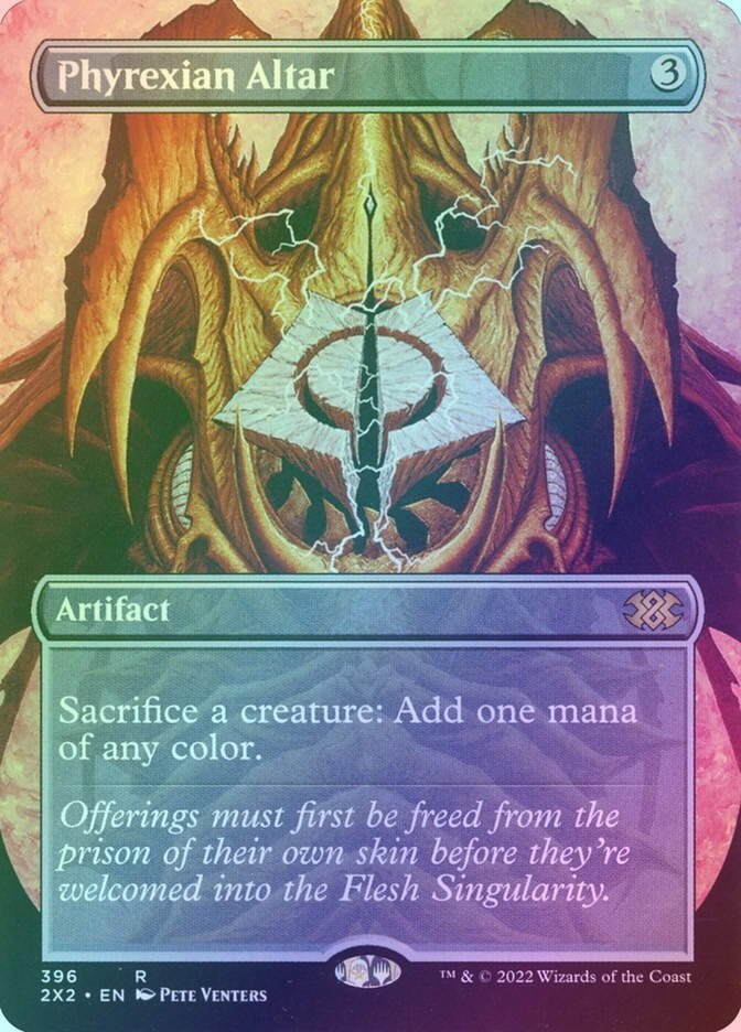 Phyrexian Altar (2X2) (396) / Borderless / Foil