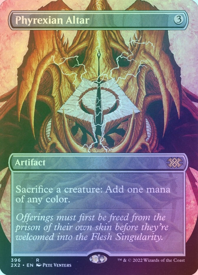 Phyrexian Altar (2X2) (396) / Borderless / Foil