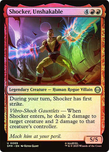 Shocker, Unshakable (SPM) (89) / Foil