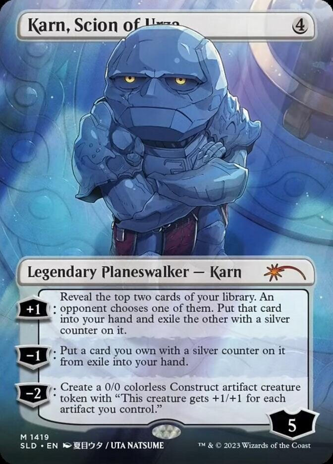 Karn, Scion of Urza (SLD) (1419) / Borderless
