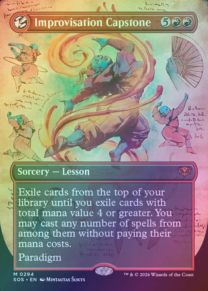 Improvisation Capstone (SOS) (294) / Borderless / Showcase / Foil