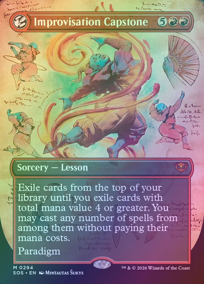 Improvisation Capstone (SOS) (294) / Borderless / Showcase / Foil