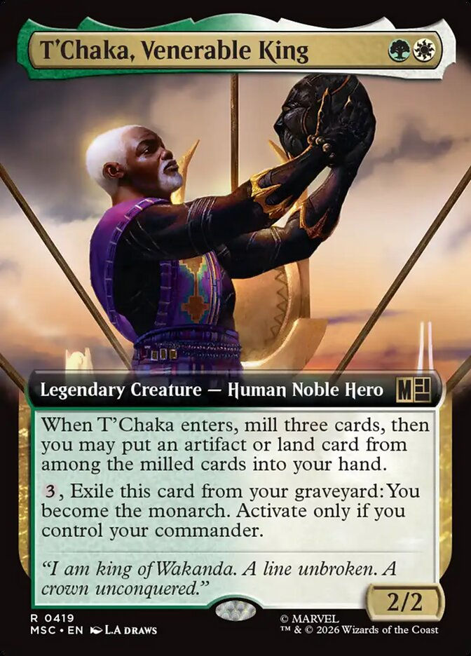 T'Chaka, Venerable King (MSC) (419) / Extended Art
