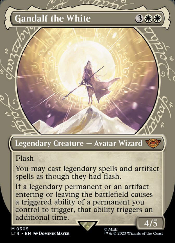 Gandalf the White (LTR) (305) / Borderless / Showcase