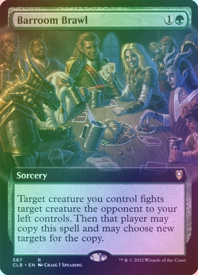 Barroom Brawl (CLB) (587) / Extended Art / Foil