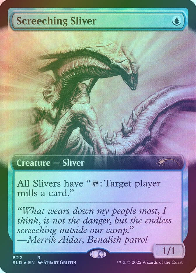Screeching Sliver (SLD) (622) / Extended Art / Foil