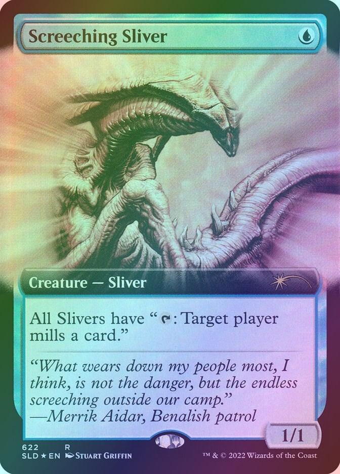 Screeching Sliver (SLD) (622) / Extended Art / Foil