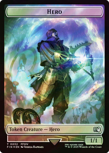 Hero Token T32 // Human Soldier (TFIN2) / Surge Foil — cara 1 de 2