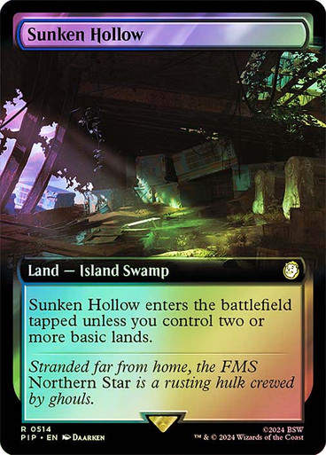 Sunken Hollow (pip) (514) / Extended Art Foil