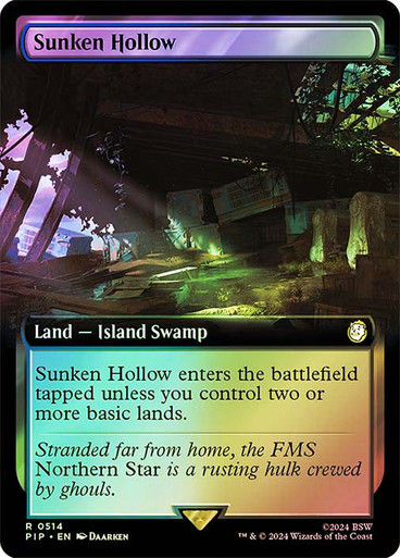 Sunken Hollow (pip) (514) / Extended Art Foil