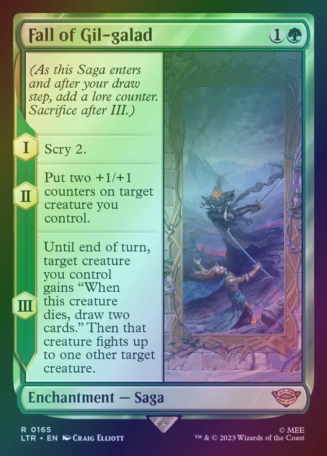Fall of Gil-galad (LTR) (165) / Foil