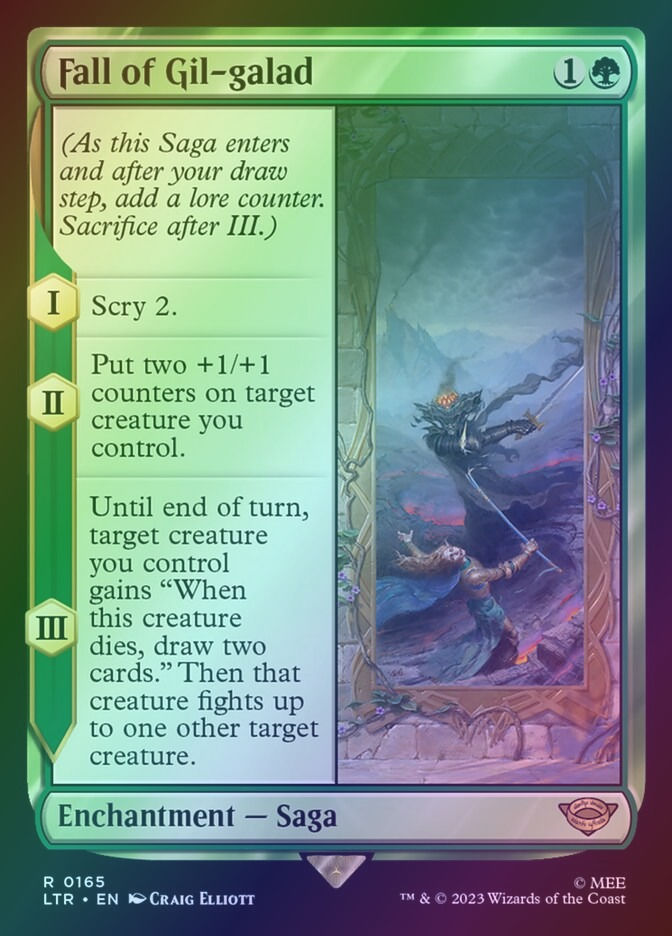 Fall of Gil-galad (LTR) (165) / Foil