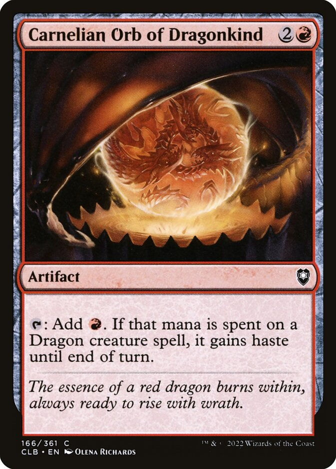 Carnelian Orb of Dragonkind (CLB) (166)