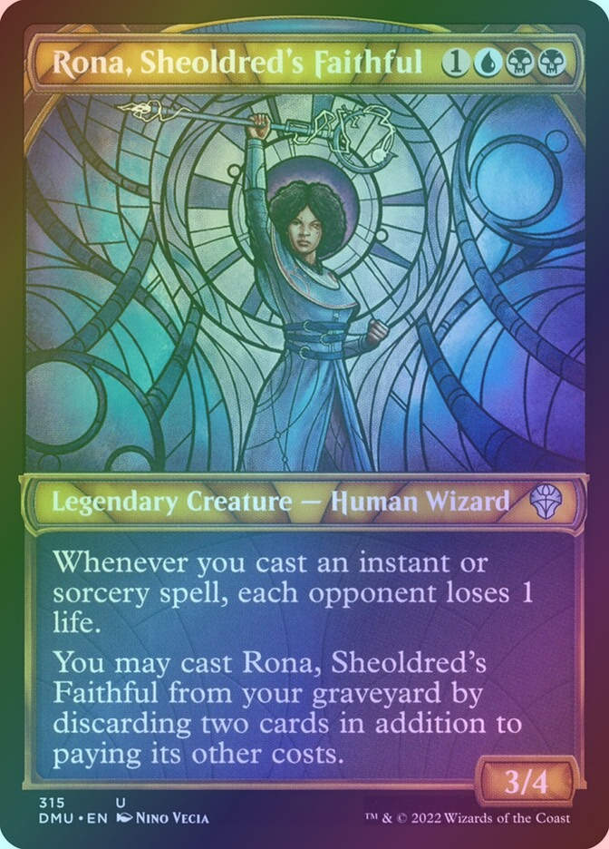 Rona, Sheoldred's Faithful (DMU) (315) / Showcase / Foil