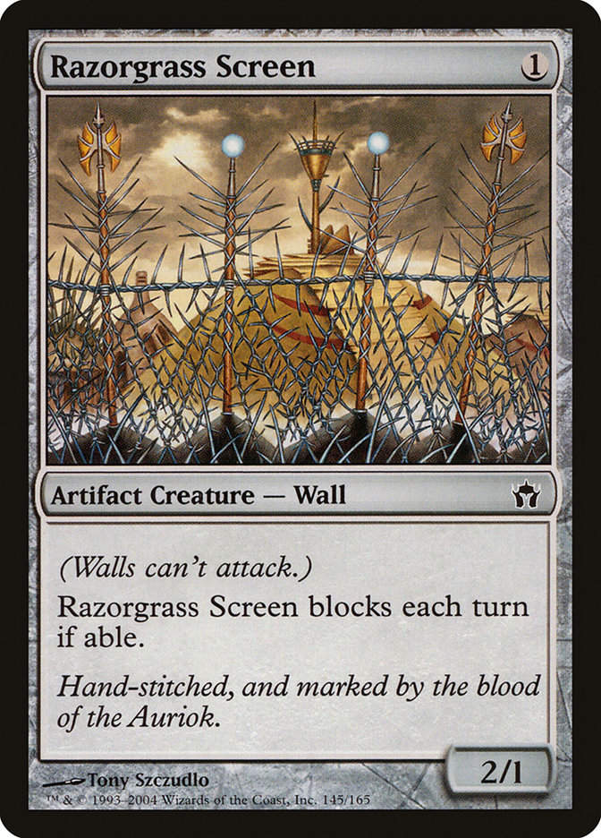 Razorgrass Screen (5DN) (145) / Foil