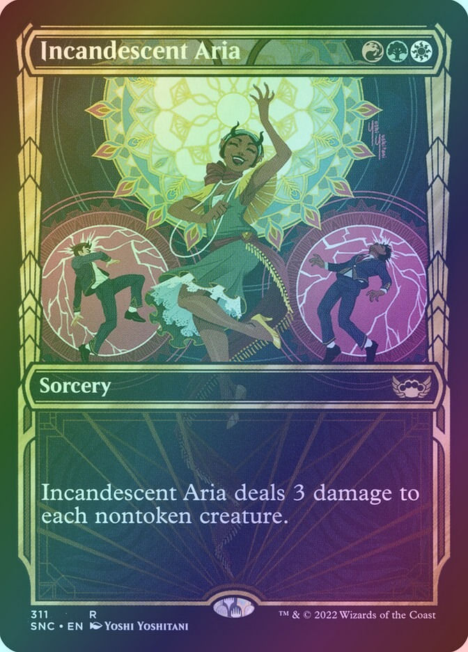 Incandescent Aria (SNC) (311) / Showcase / Foil
