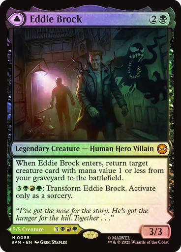 Eddie Brock // Venom, Lethal Protector (SPM) (55) / Foil