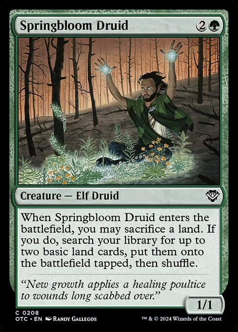 Springbloom Druid (otc) (208)