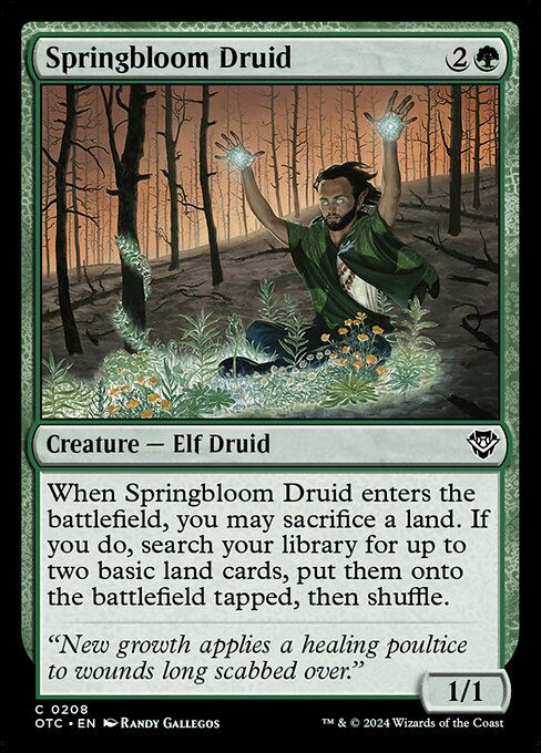 Springbloom Druid (otc) (208)