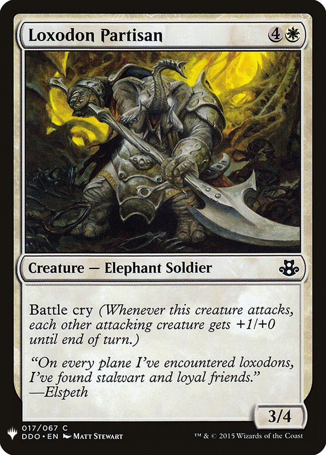 Loxodon Partisan (MYS)