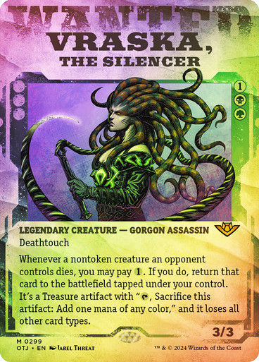 Vraska, the Silencer (otj) (299) / Foil Showcase