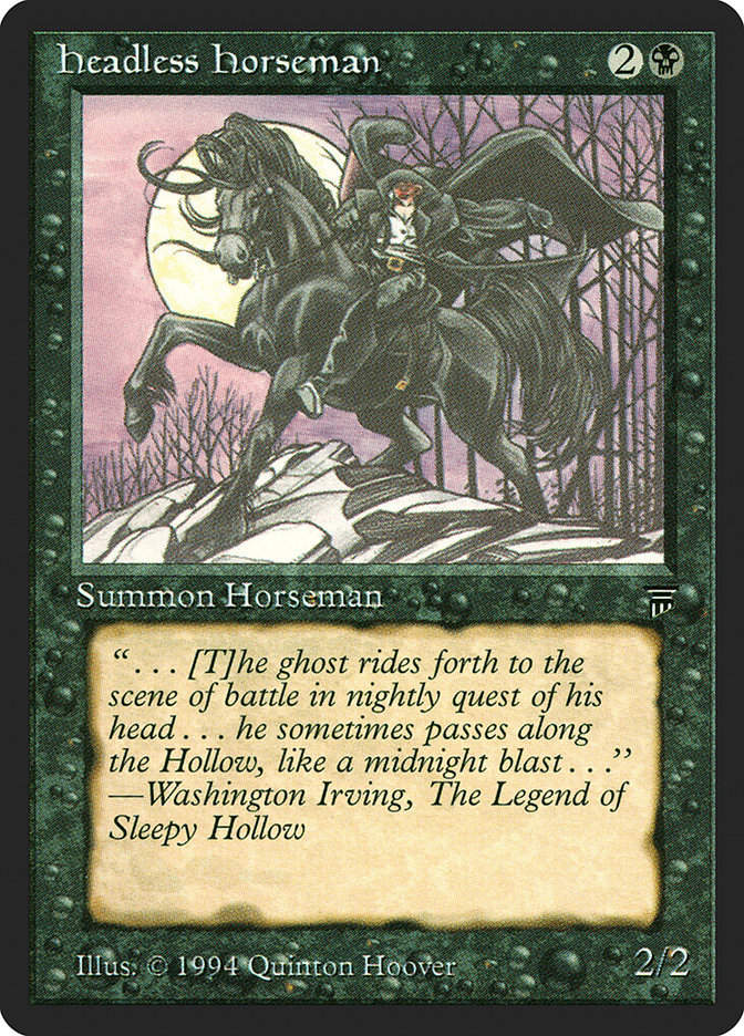 Headless Horseman (leg)