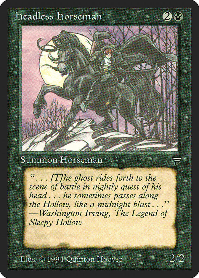 Headless Horseman (leg)