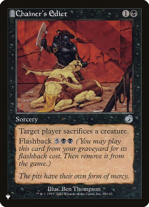 Chainer's Edict (PLST) (TOR-57)