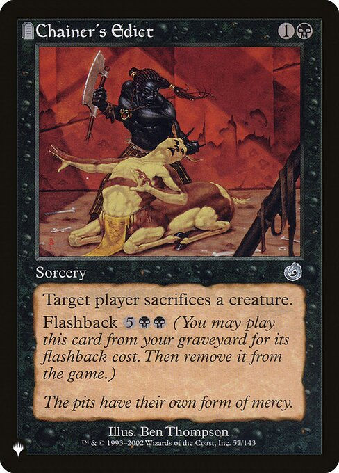 Chainer's Edict (PLST) (TOR-57)
