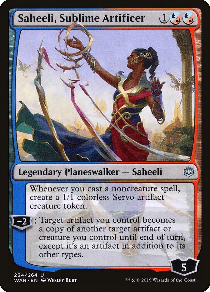 Saheeli, Sublime Artificer (WAR) (234)
