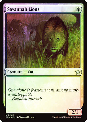Savannah Lions (FDN) (146) / Foil