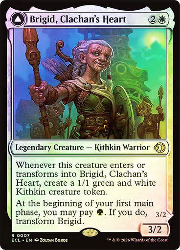 Brigid, Clachan's Heart // Brigid, Doun's Mind (ECL) (7) / Foil