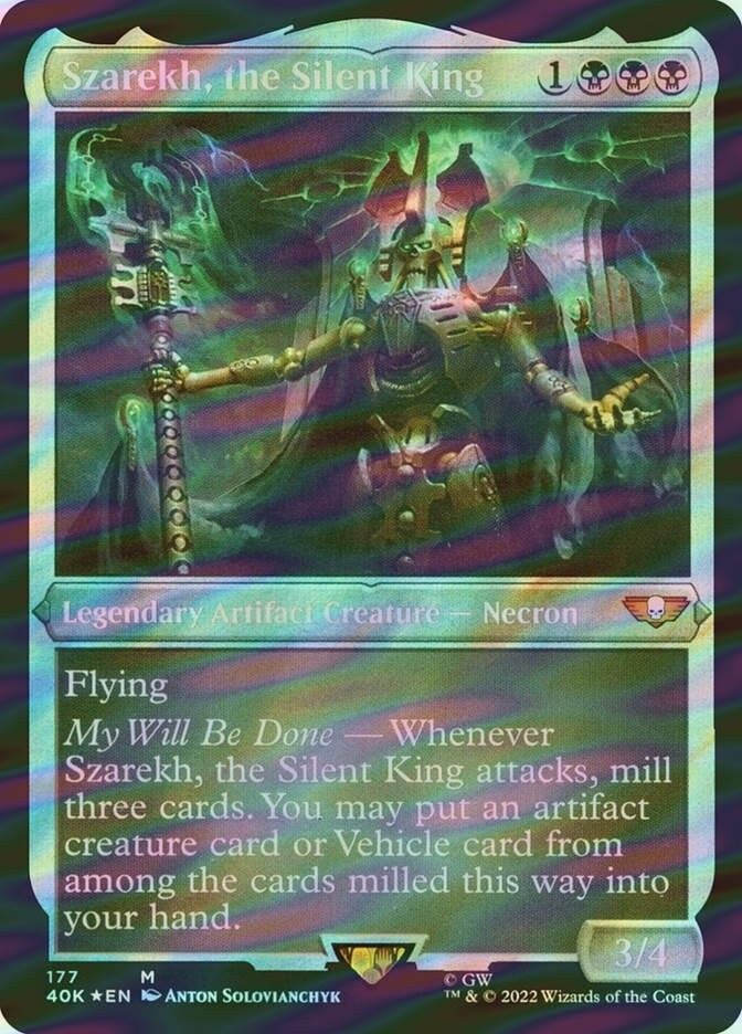 Szarekh, the Silent King (40K) (177) / Surge Foil
