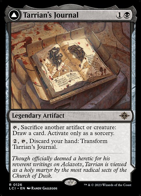 Tarrian's Journal // The Tomb of Aclazotz (lci) — cara 1 de 2