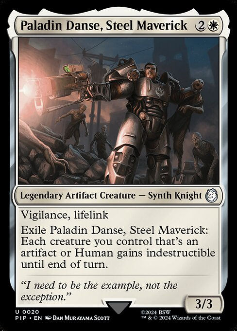Paladin Danse, Steel Maverick (pip) (20)