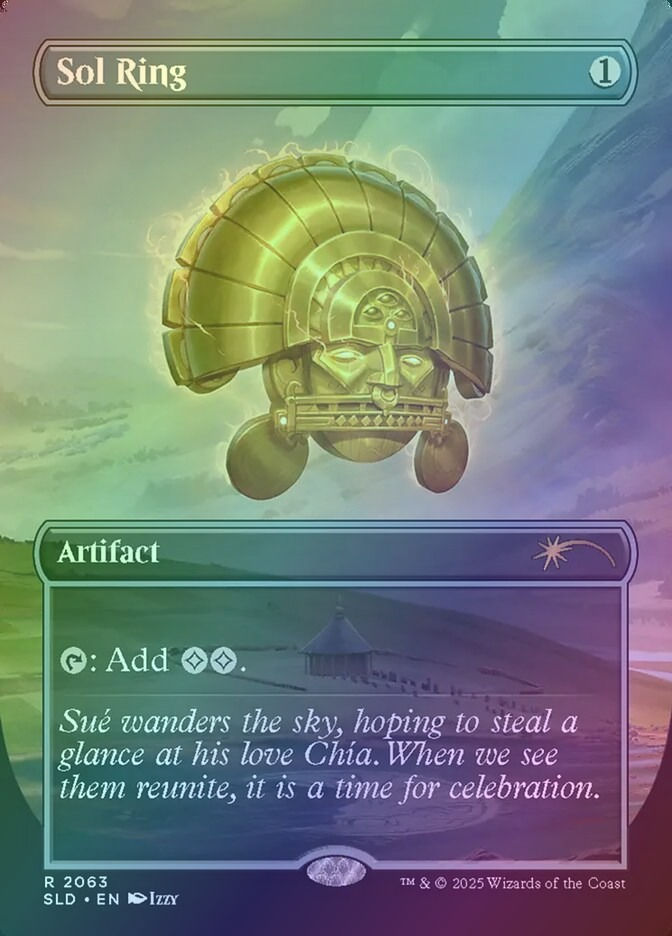 Sol Ring (SLD) (2063) / Borderless / Foil