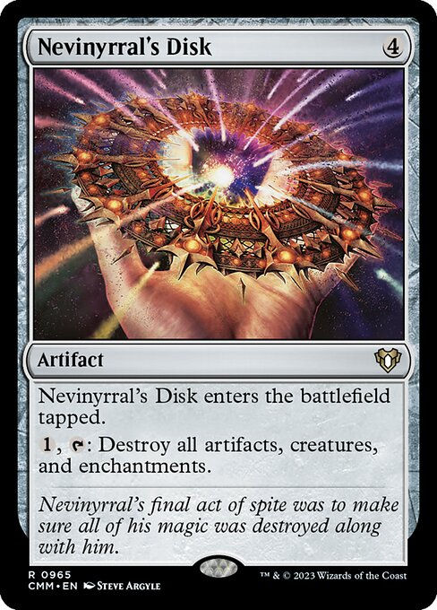 Nevinyrral's Disk (cmm) (Commander Deck)